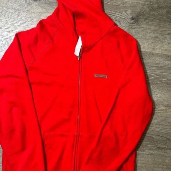 Authentic S Chrome Heart Zip Up Hoodie